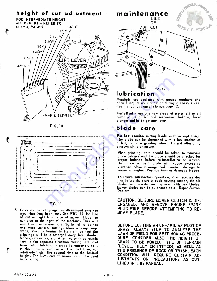 Roper TT2131R Owner'S Manual Download Page 11