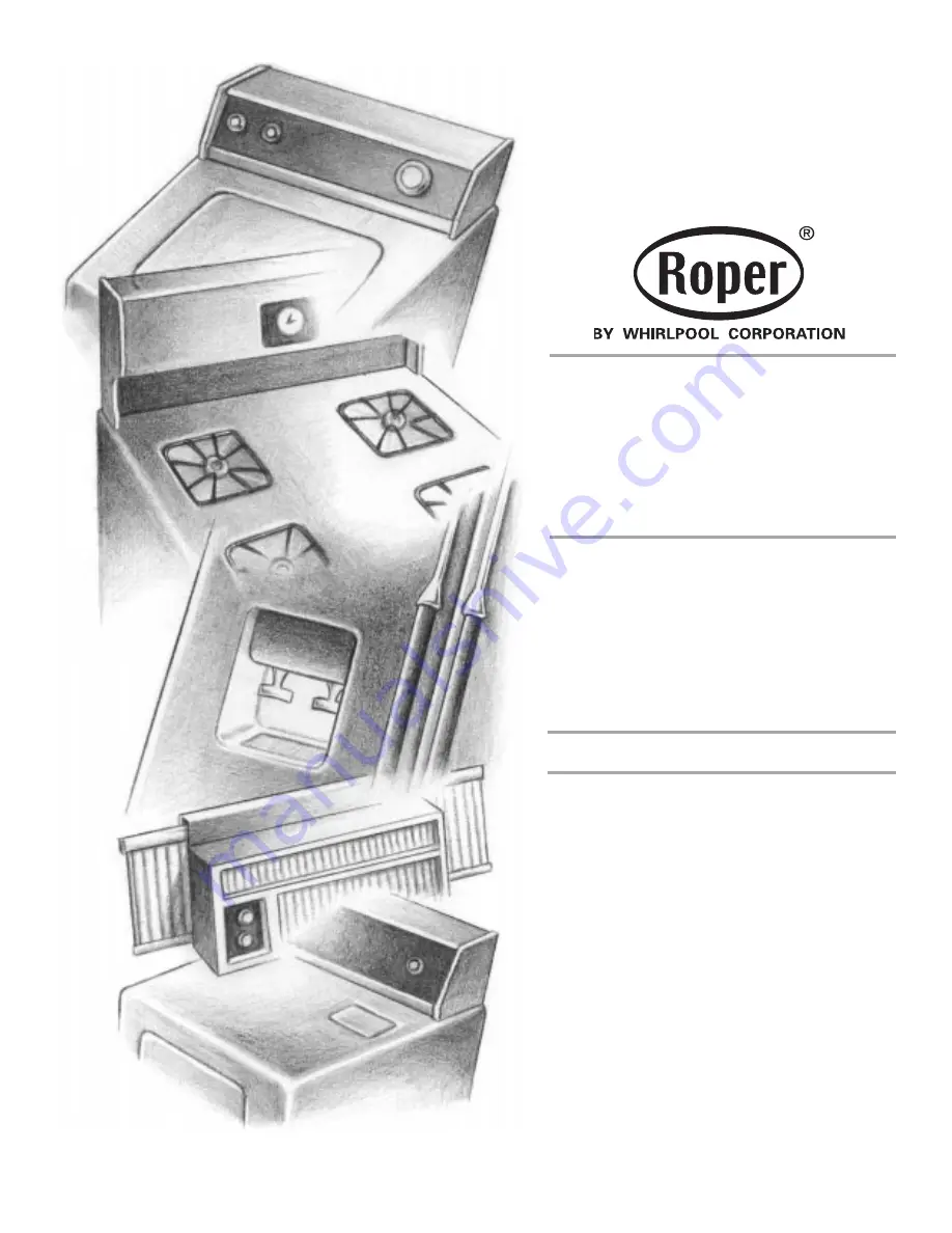 Roper W10106870 Use & Care Manual Download Page 1