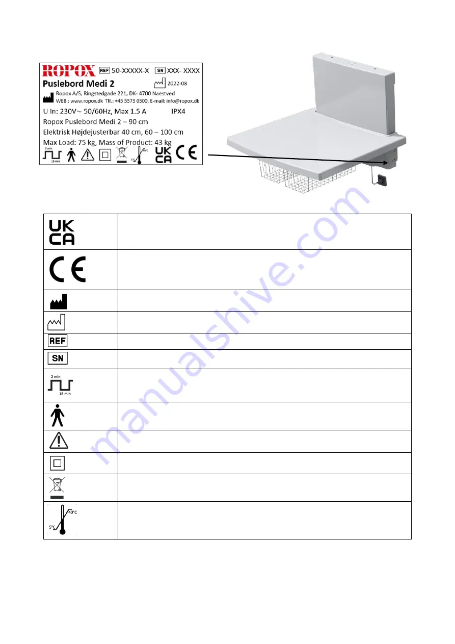 Ropox Medi2 50-50676 User Manual And Mounting Instructions Download Page 5