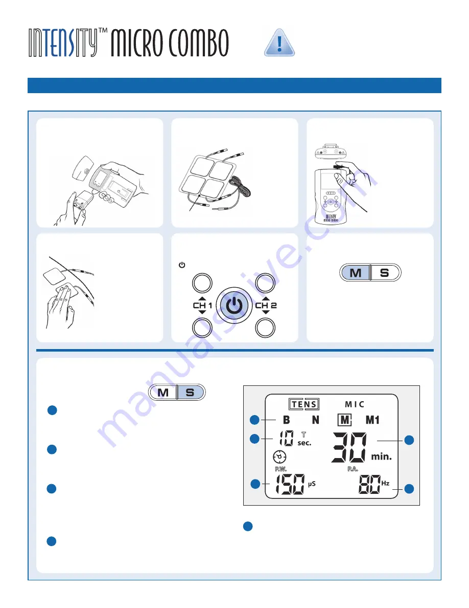 Roscoe Medical InTENSity Micro Combo Скачать руководство пользователя страница 2