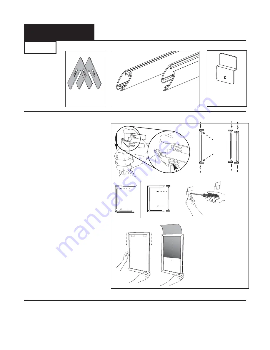 ROSE DISPLAYS ANOFRAME ROUND WITH 2 WALL MOUNTS Скачать руководство пользователя страница 2