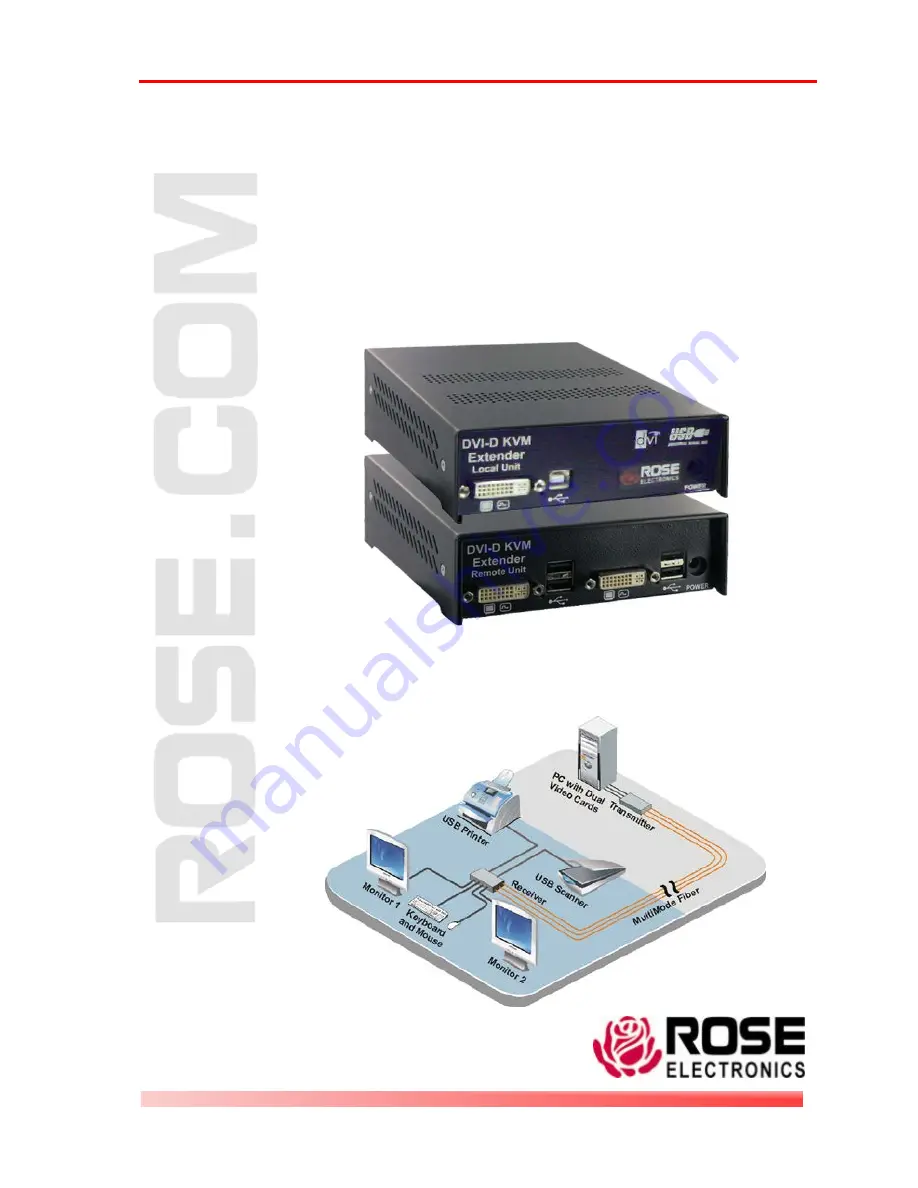 Rose electronics CrystalView DVI Plus Скачать руководство пользователя страница 1