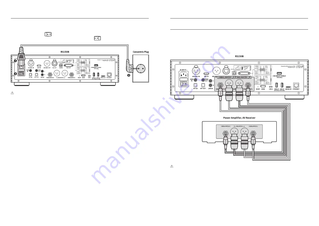 Rose electronics RS150B Owner'S Manual Download Page 34