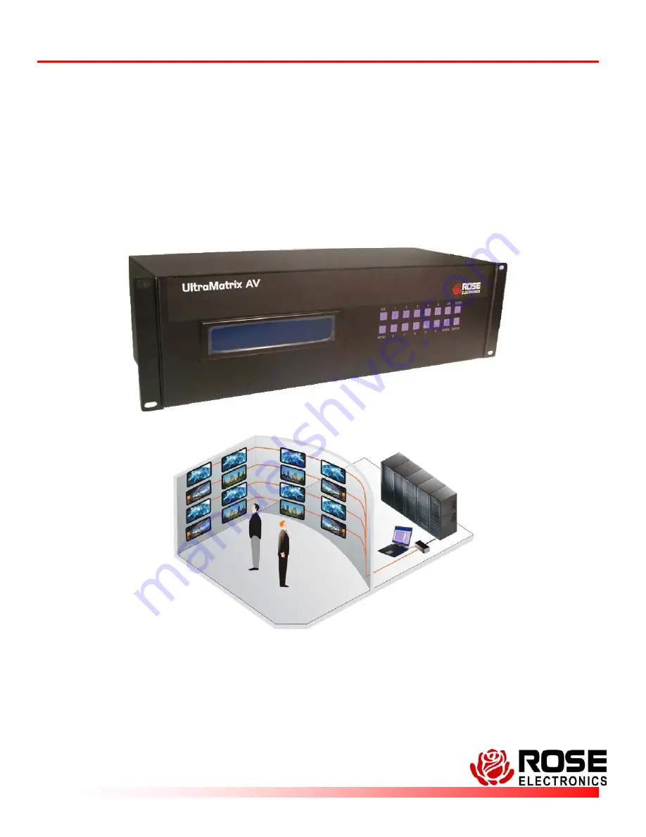 Rose electronics UltraMatix AV DVI Installation And Operation Manual Download Page 1