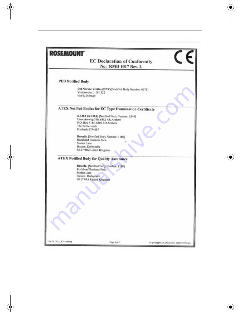 Rosemount 3051 Quick Installation Manual Download Page 25