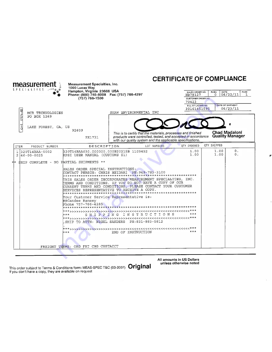 Rosemount 8732E Quick Installation Manual Download Page 45