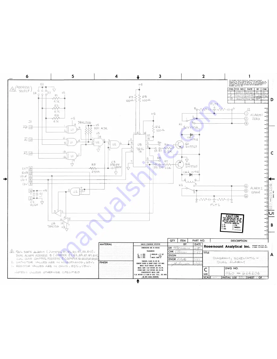 Rosemount 890 Скачать руководство пользователя страница 86