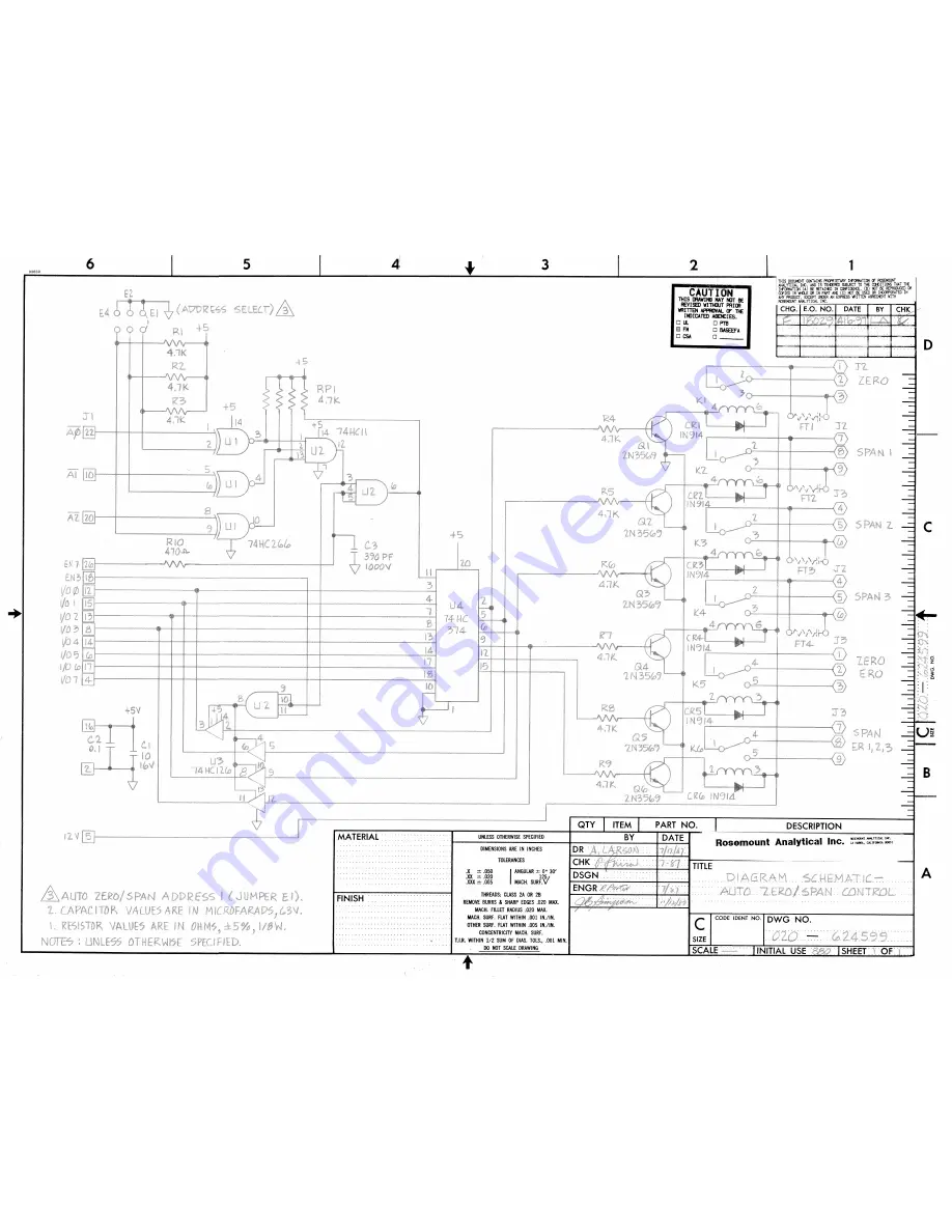 Rosemount 890 Скачать руководство пользователя страница 88