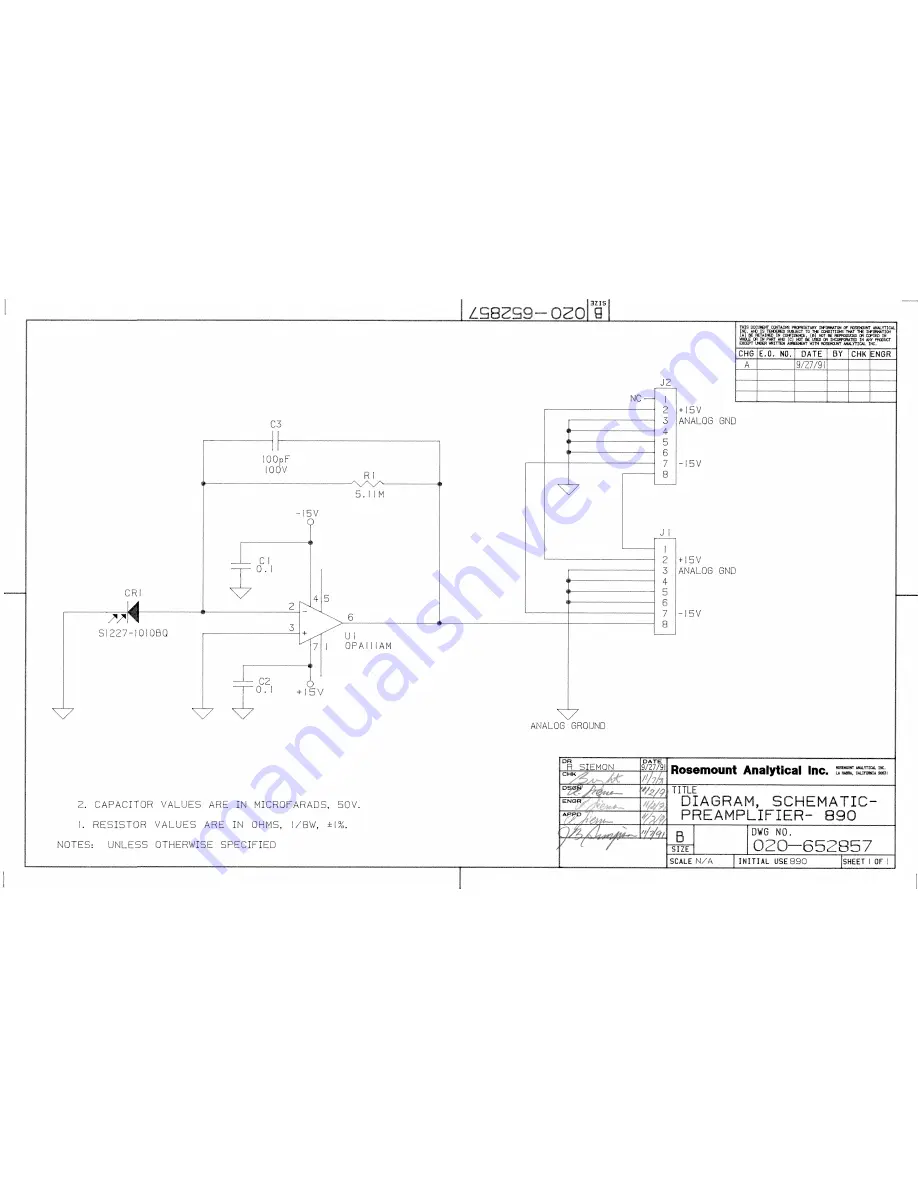 Rosemount 890 Скачать руководство пользователя страница 91