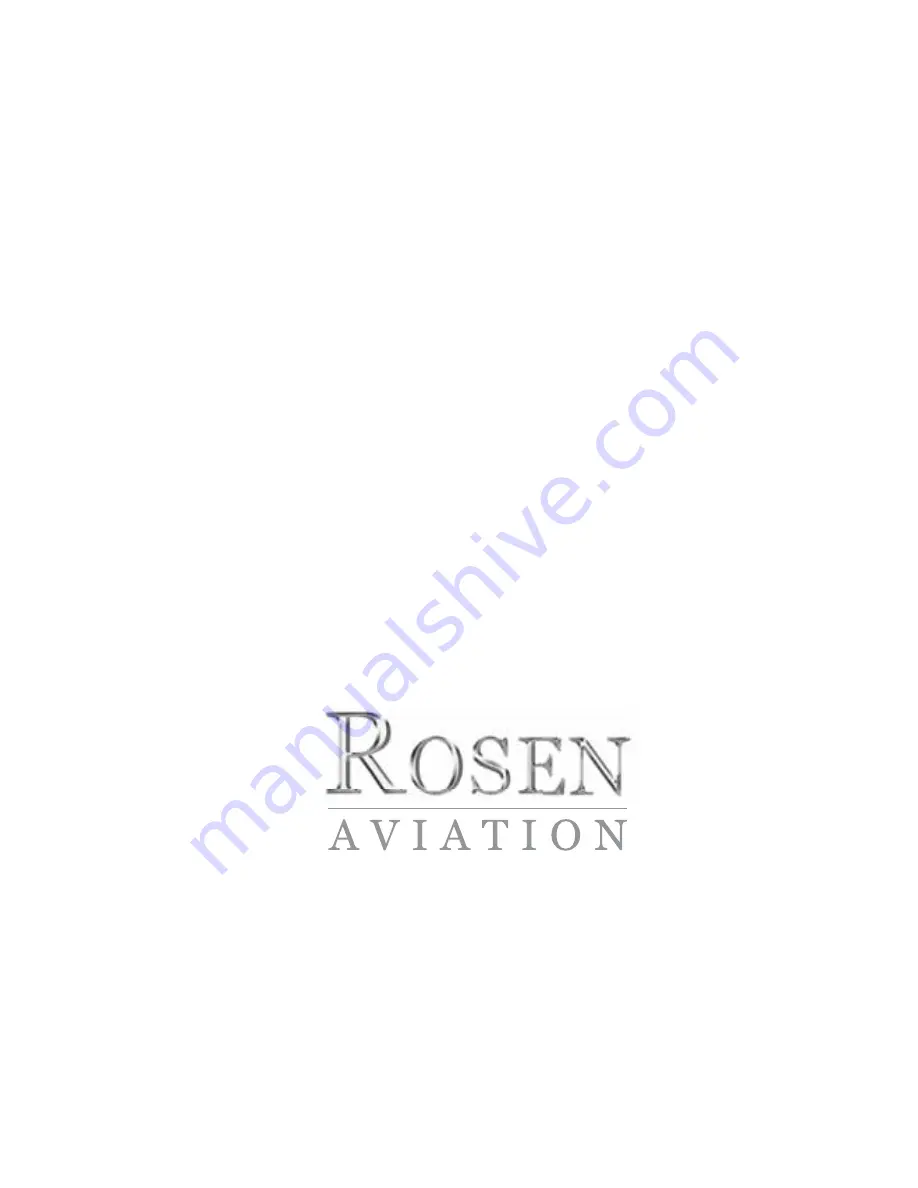 Rosen Aviation SlimLine 6500 Series Technical Manual Download Page 3