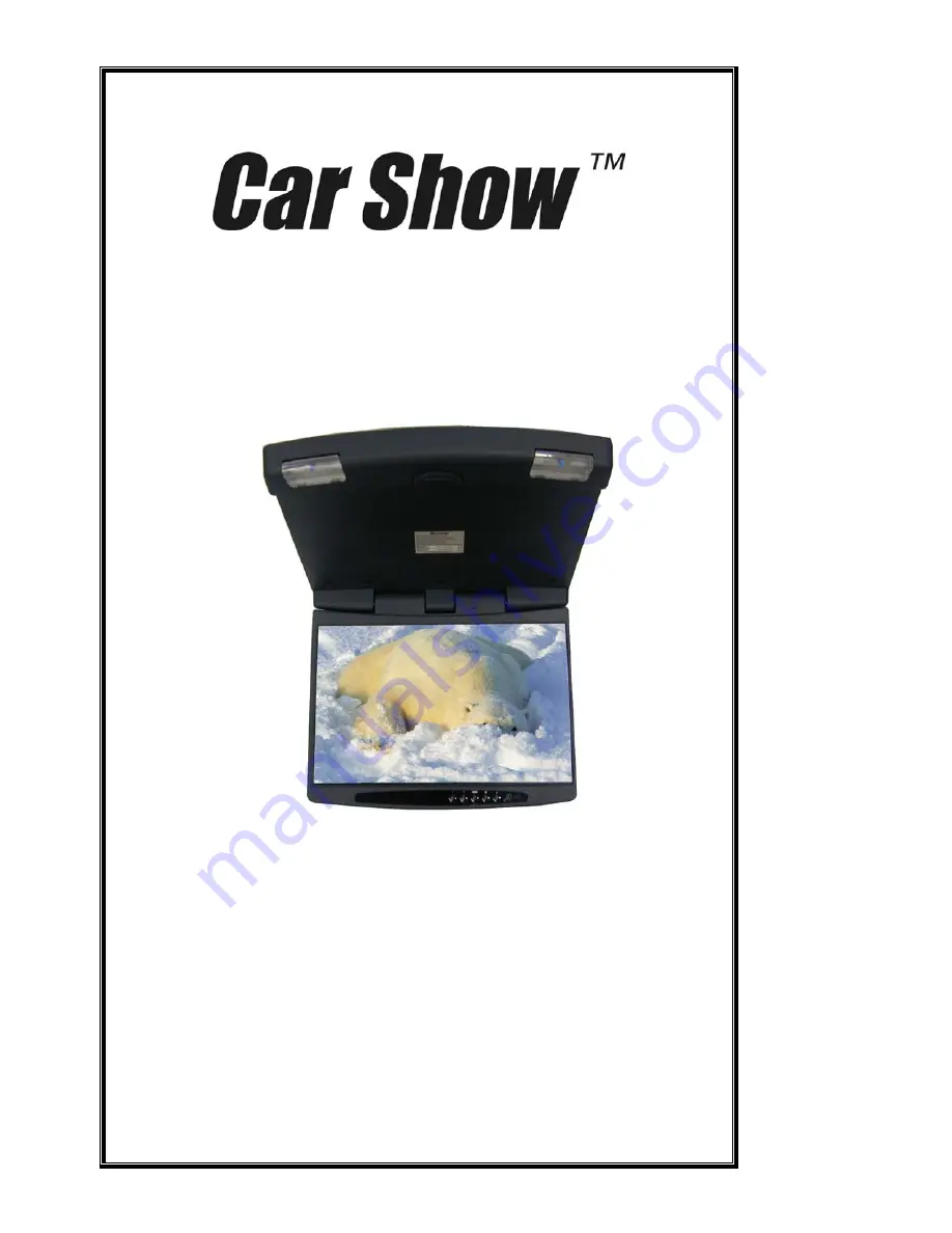 Rosen Car Show CS150LCD Installation Manual Download Page 1