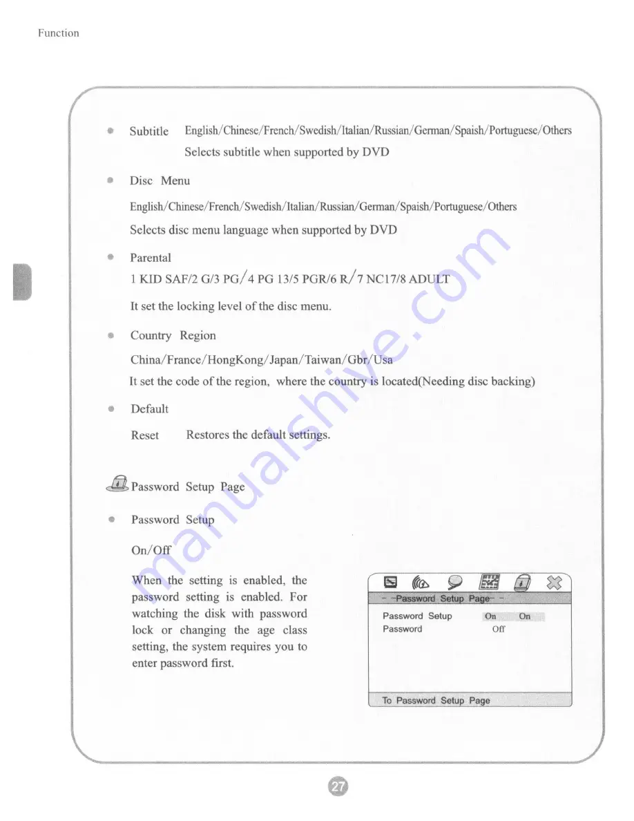 Rosen DP-1001 Owner'S Manual Download Page 29