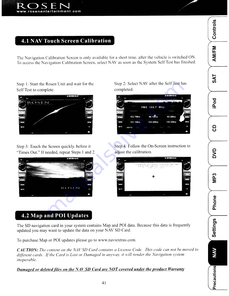 Rosen TYO860-H11 Owner'S Manual Download Page 46