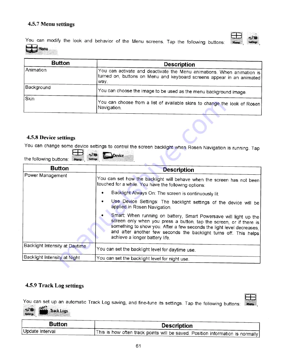 Rosen TYO860-H11 Owner'S Manual Download Page 127