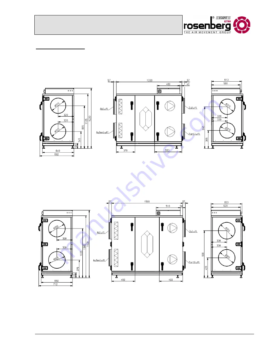 Rosenberg SupraBox COMFORT 1100H Скачать руководство пользователя страница 9