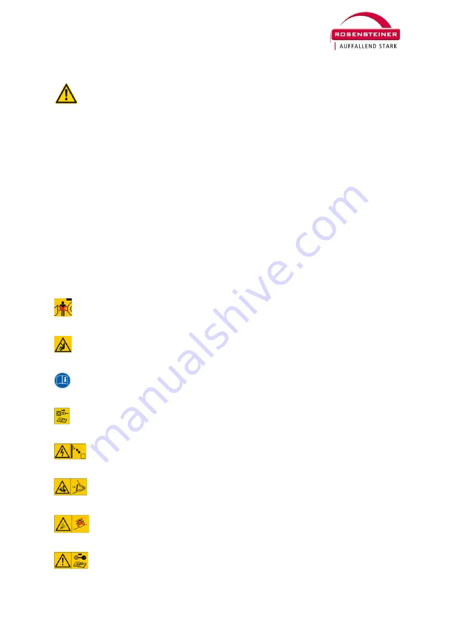 Rosensteiner Kipp Top II Basic Operating, And Servicing  Instructions Download Page 8