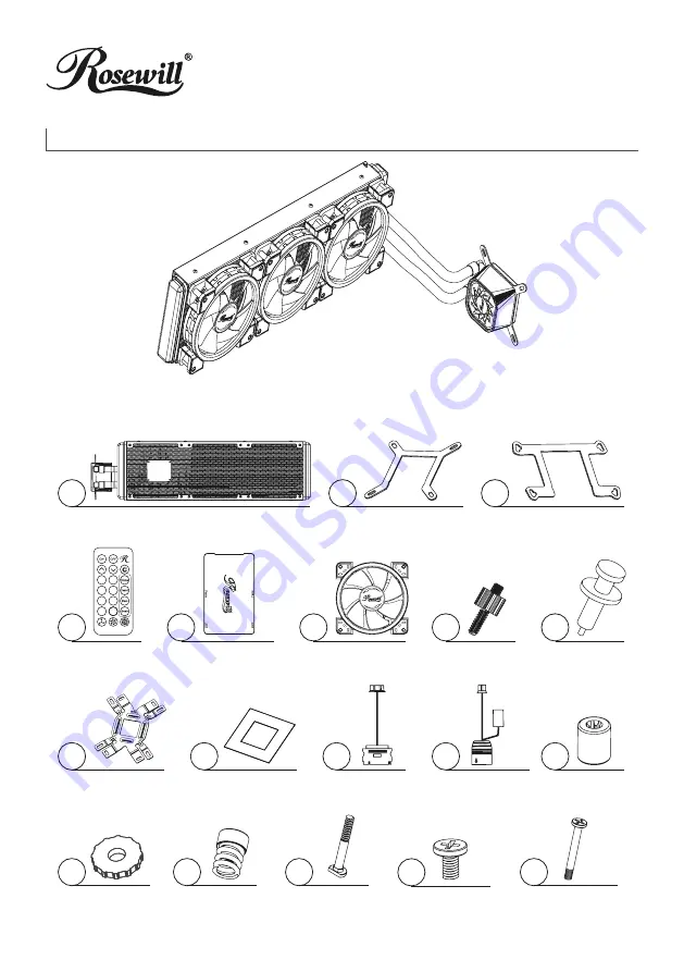 Rosewill PB360-RGB Instruction Manual Download Page 1