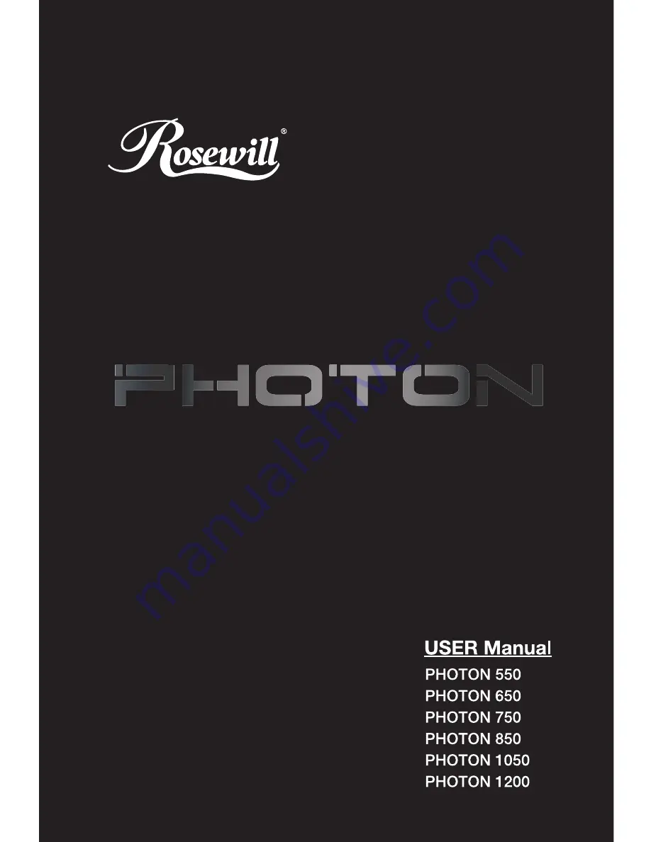 Rosewill PHOTON 550 Скачать руководство пользователя страница 1