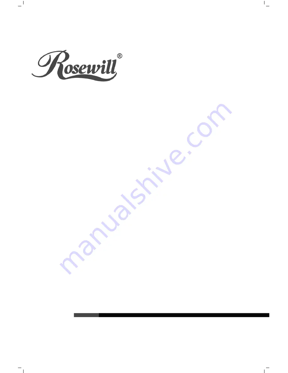 Rosewill RC-GS1024 User Manual Download Page 1