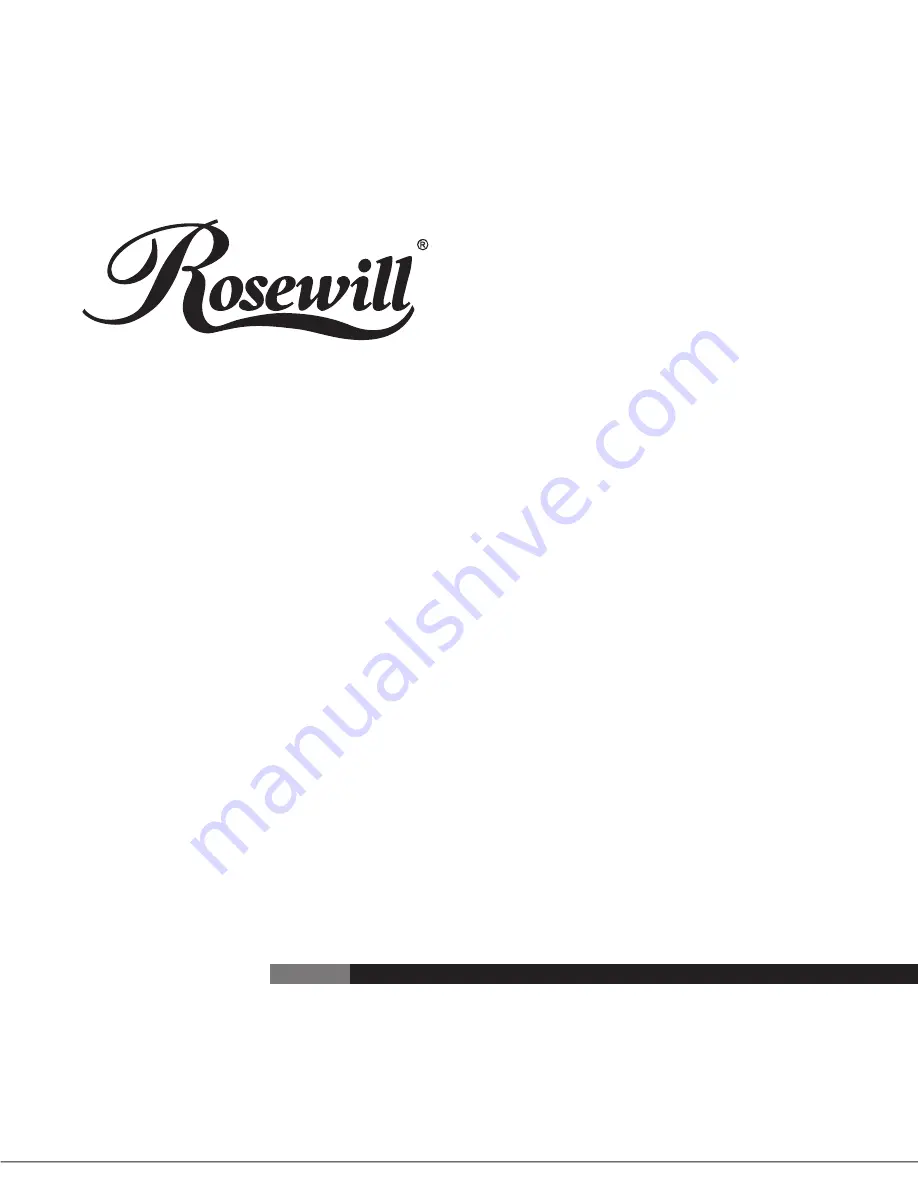 Rosewill RCM-3201V User Manual Download Page 1