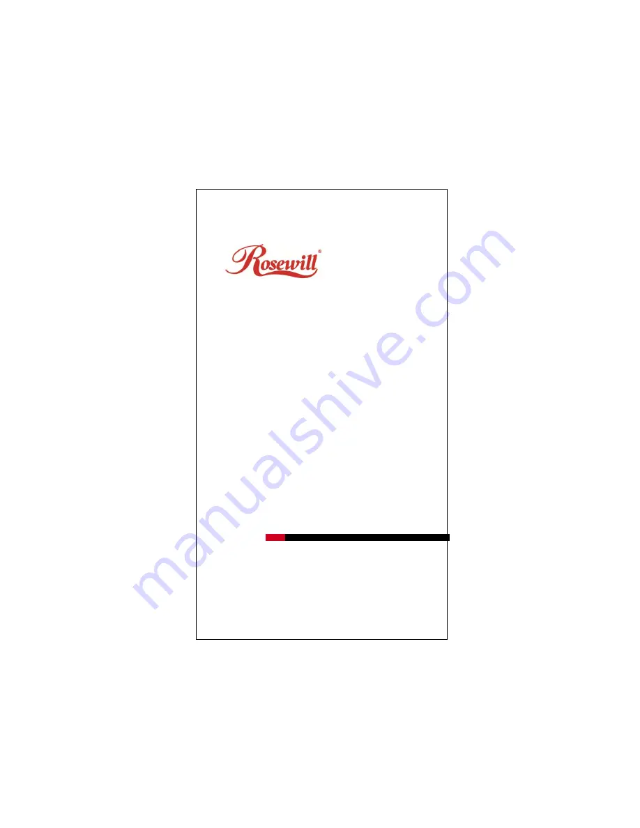 Rosewill RGS-108P User Manual Download Page 1