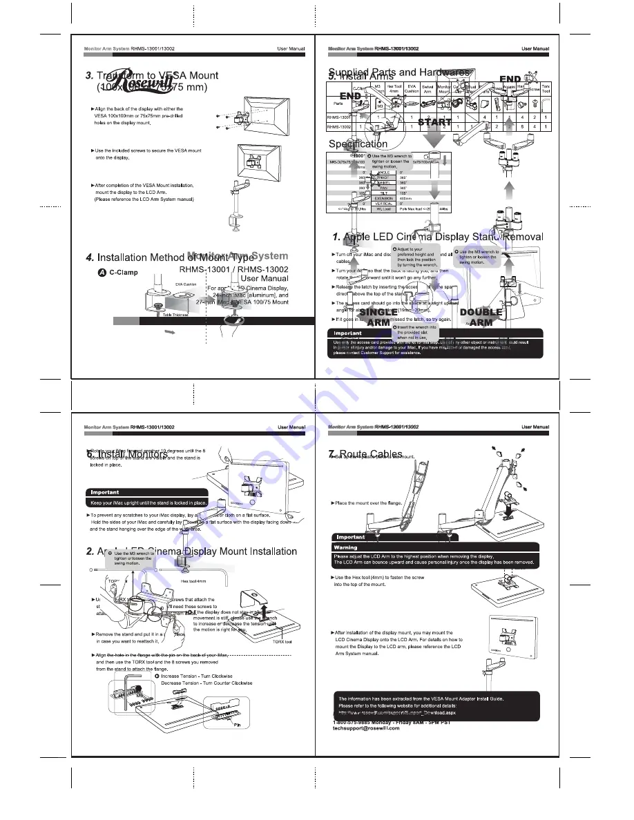 Rosewill RHMS-13001 Скачать руководство пользователя страница 1