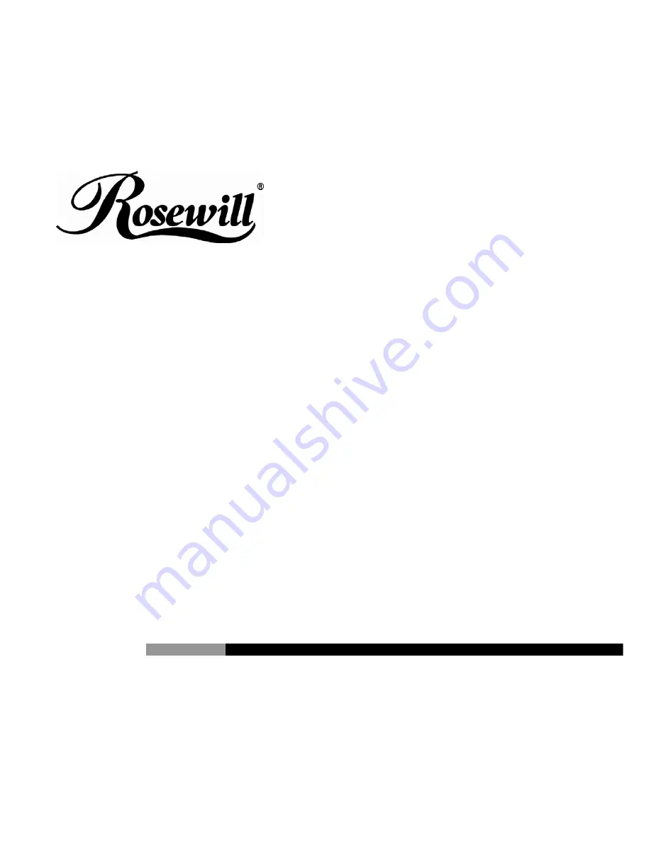 Rosewill RKKS-12001 User Manual Download Page 1