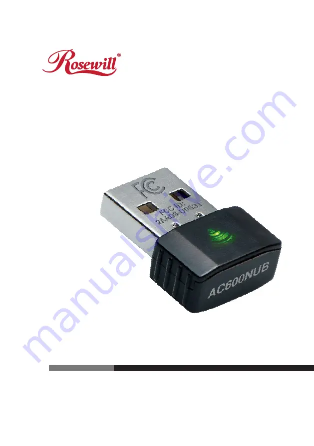 Rosewill RNX-AC600NUB User Manual Download Page 1