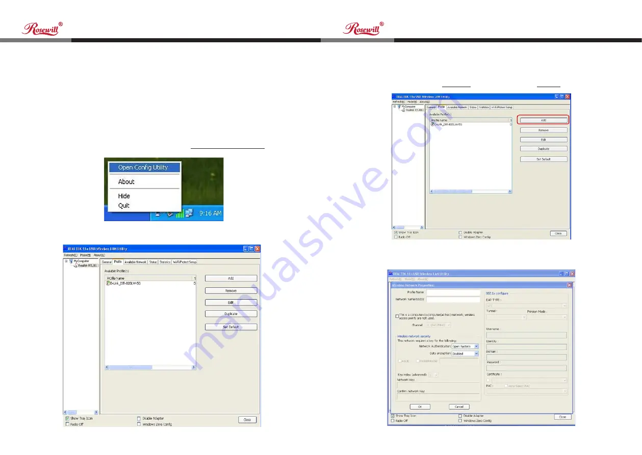 Rosewill RNX-AC600NUB User Manual Download Page 9