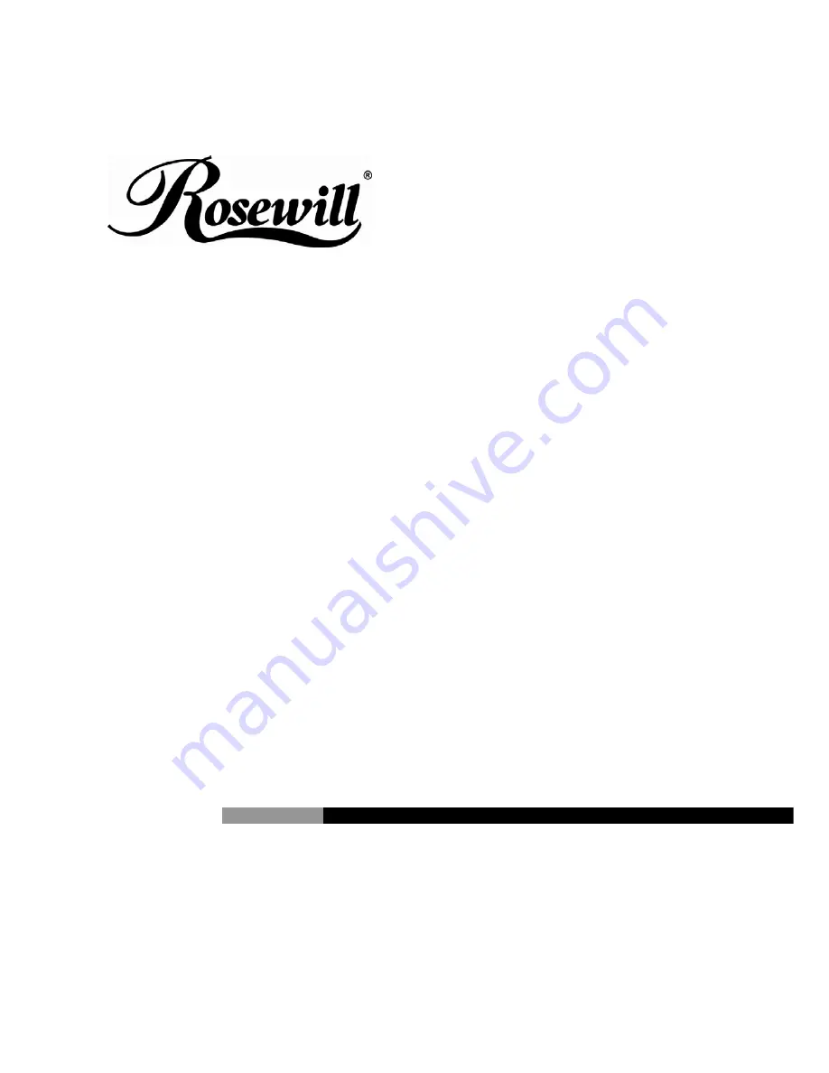 Rosewill RSL-112 User Manual Download Page 1