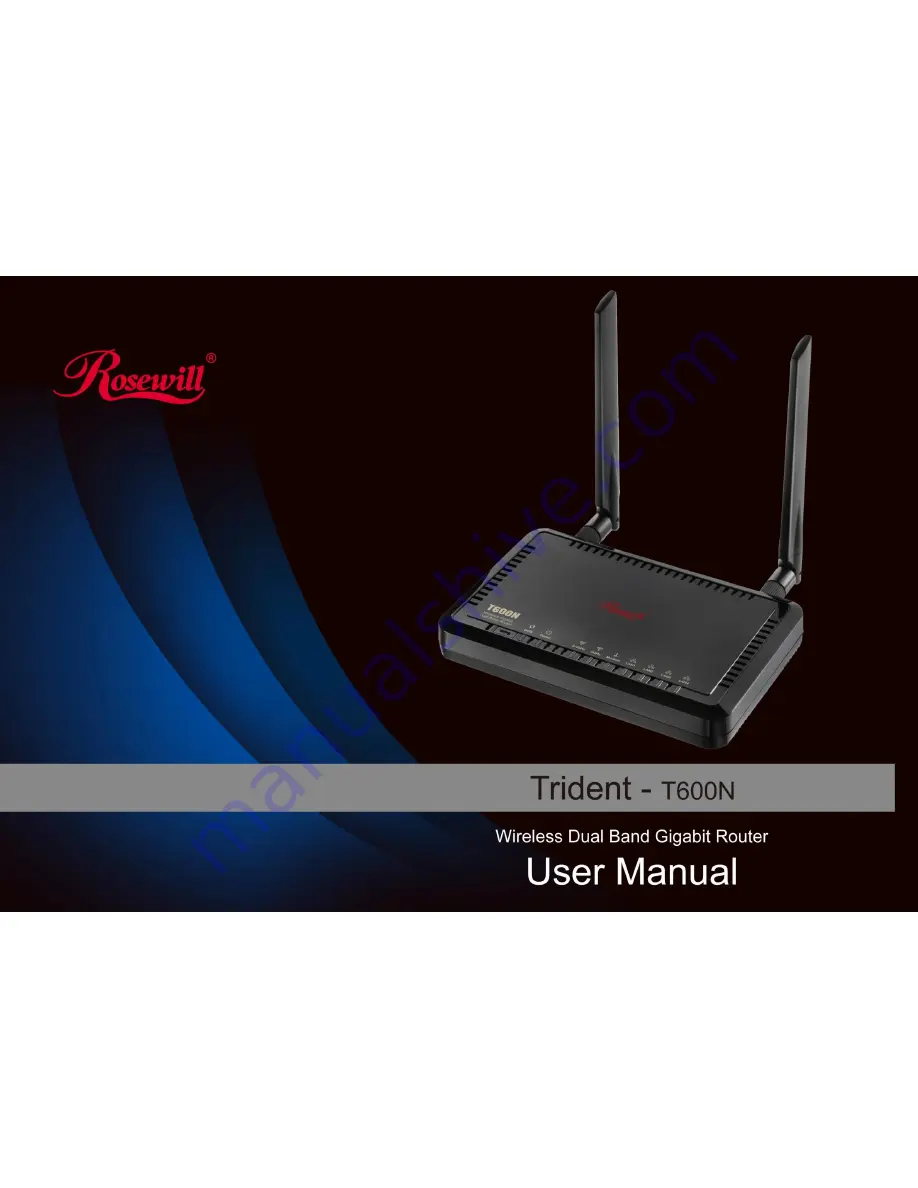 Rosewill Trident-T600N User Manual Download Page 1