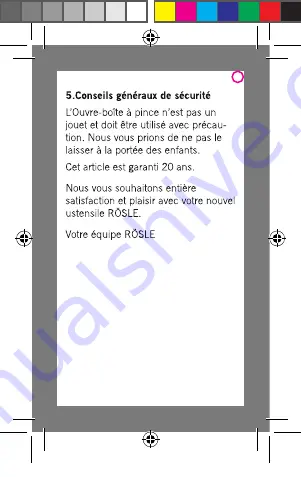 Rosle 12757 Manual Download Page 30