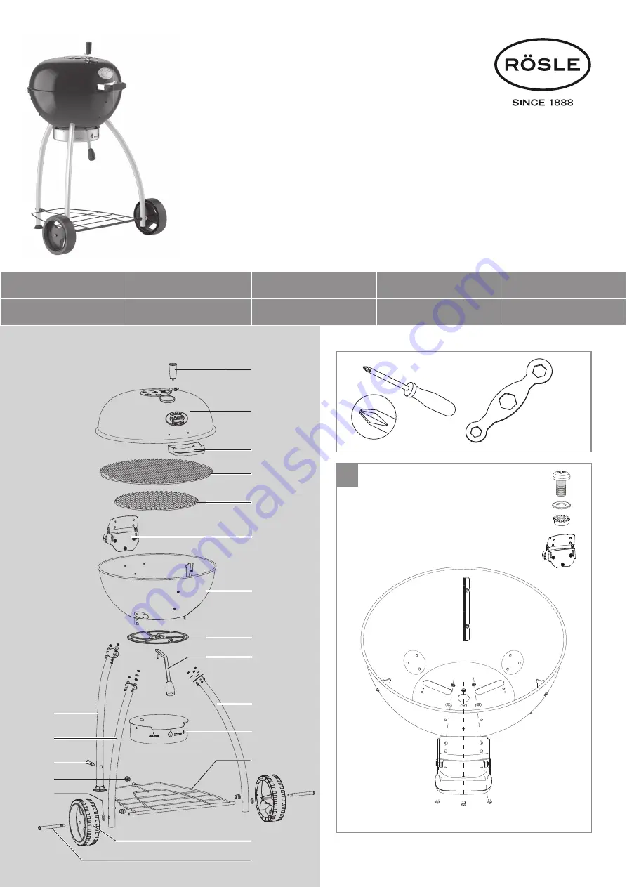 RÖSLE No.1 Belly F50 Assembly Instructions Download Page 1