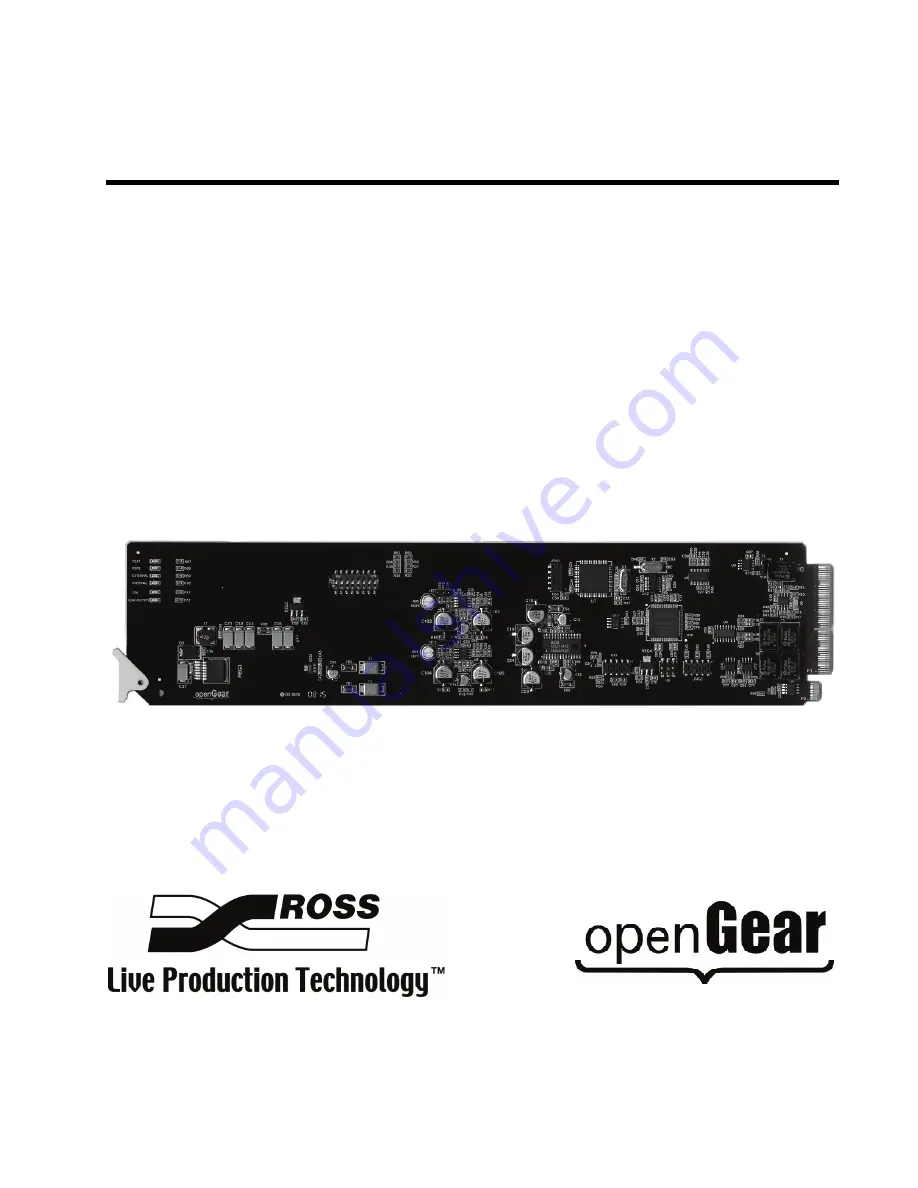 Ross ADC-8432 Скачать руководство пользователя страница 1