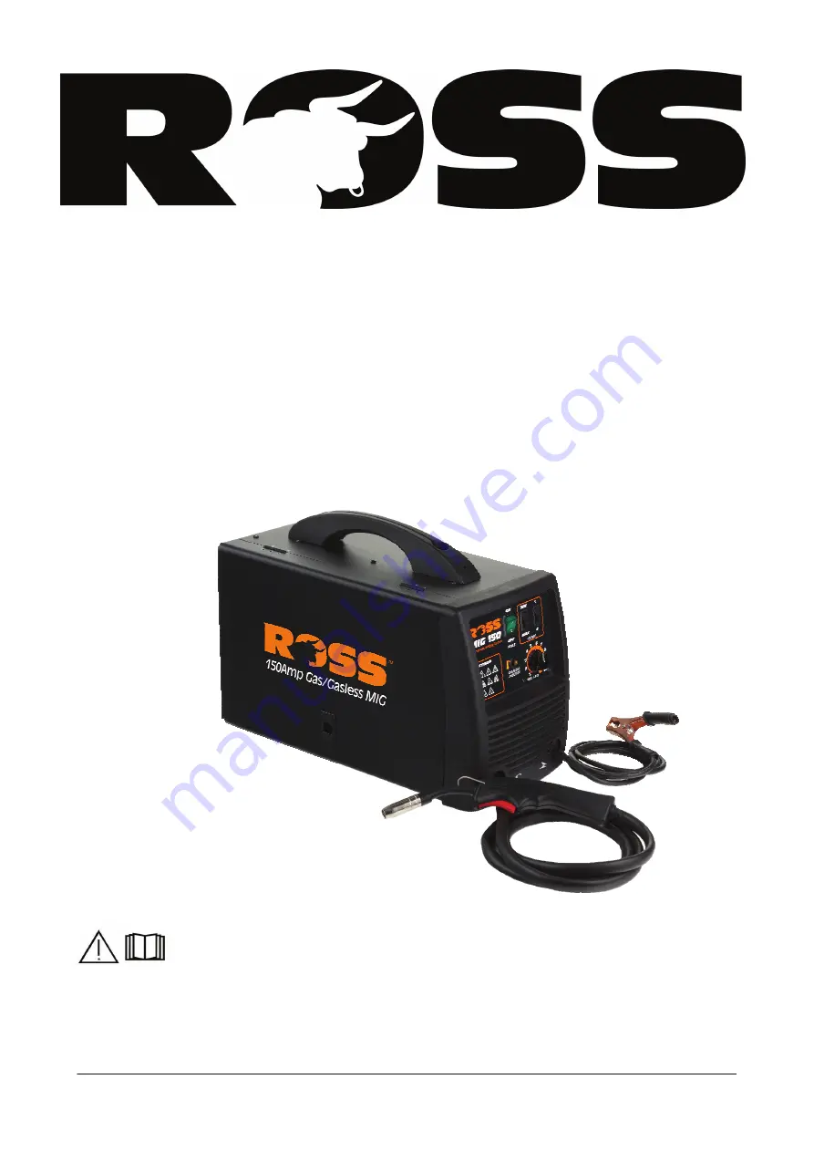 Ross RXT150P Installation, Use And Maintenance Manual Download Page 1