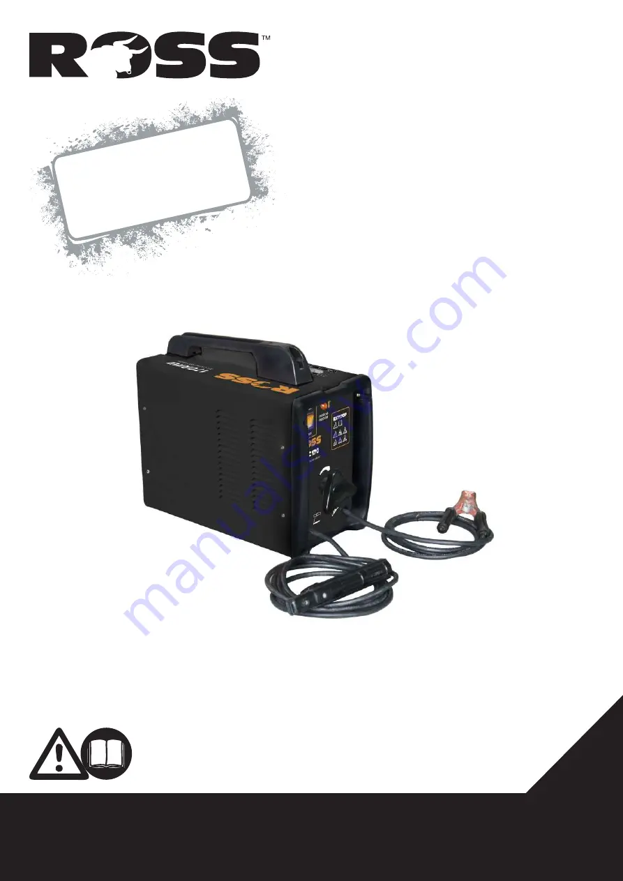 Ross RXT170P Operating Instructions Manual Download Page 1