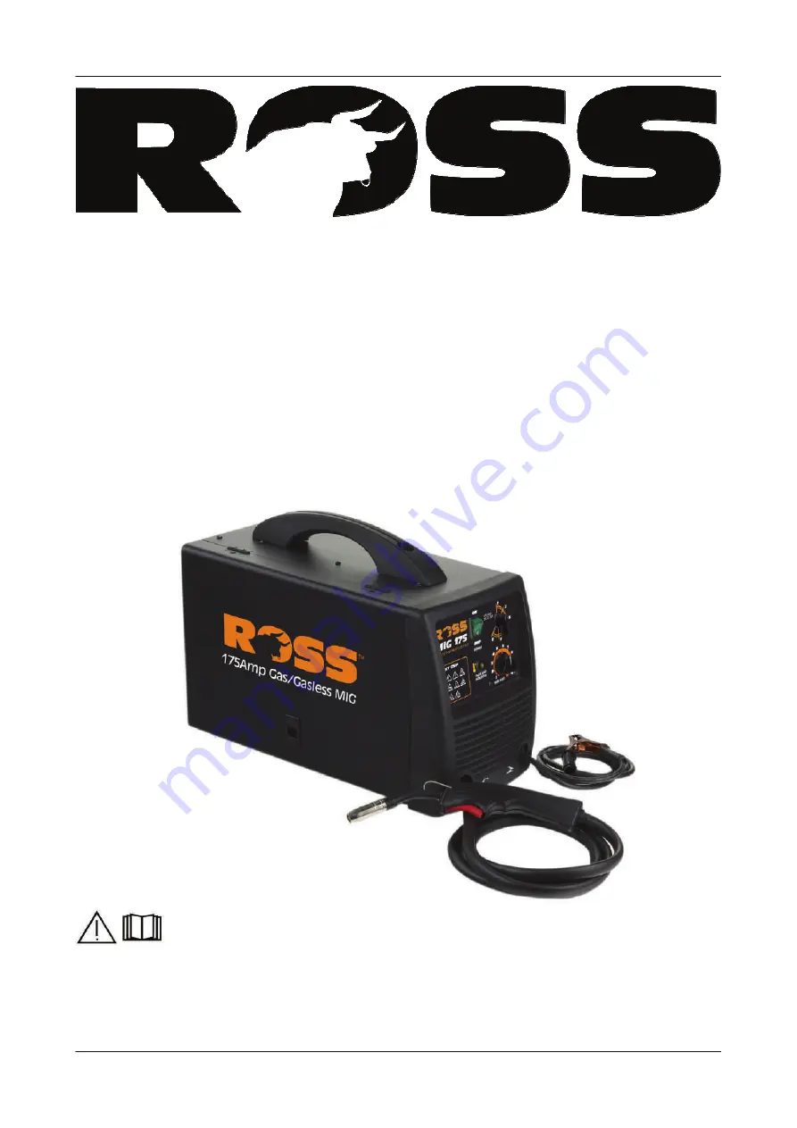 Ross RXT175P General Instruction For Installation Use And Maintenance Download Page 1