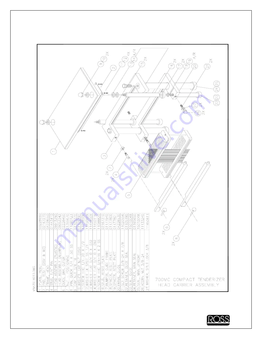 Ross TC700M Operator'S Manual Download Page 17