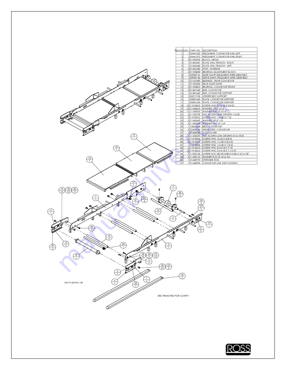 Ross TC700M Operator'S Manual Download Page 20