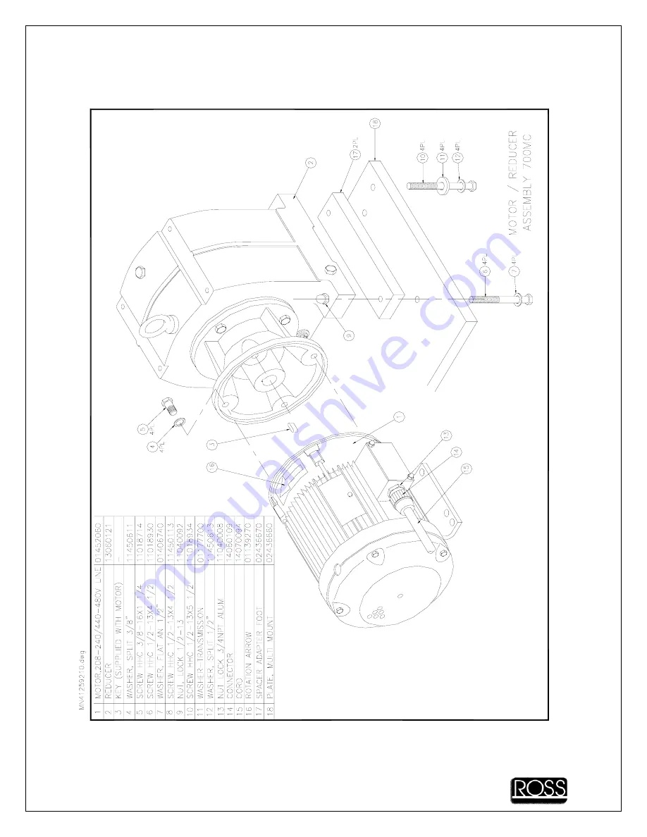 Ross TC700M Operator'S Manual Download Page 21