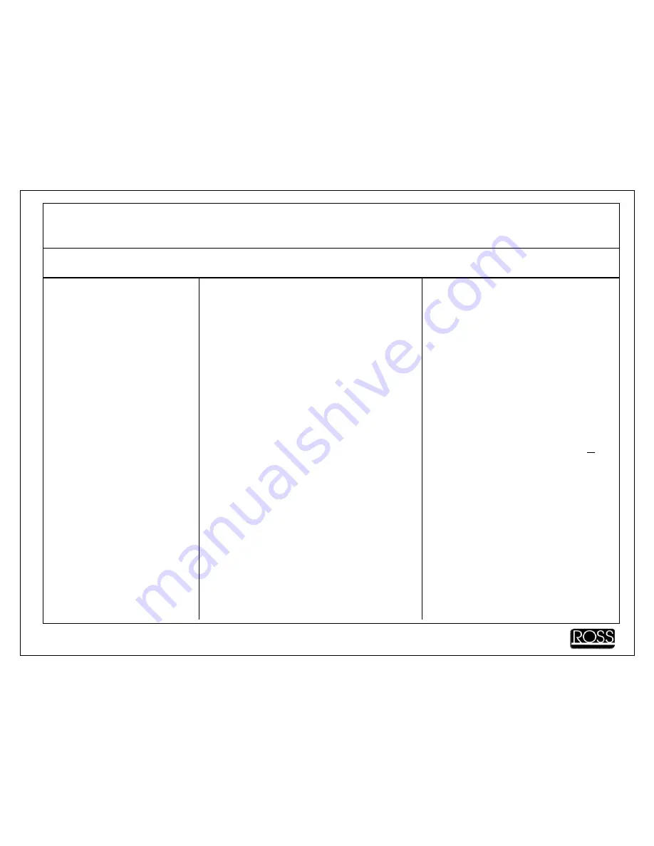 Ross TC700M Operator'S Manual Download Page 40