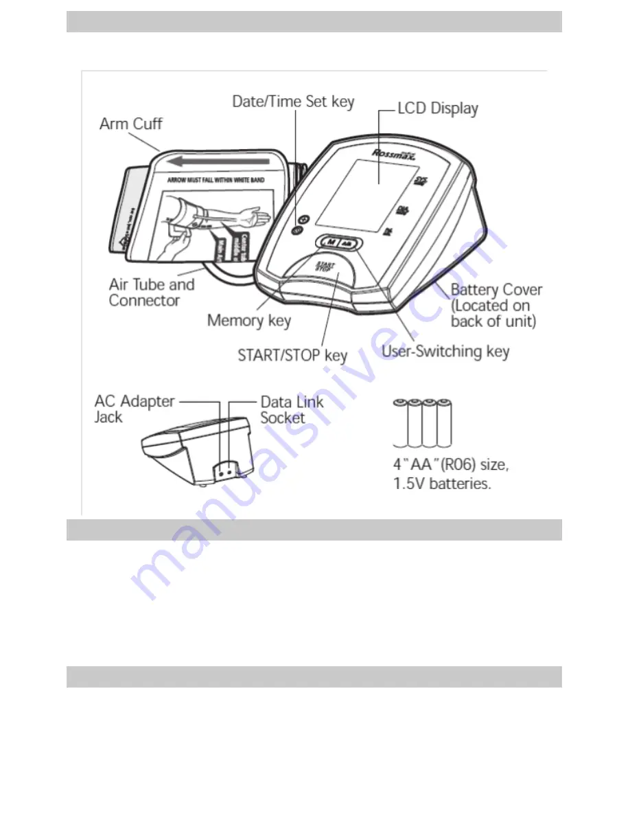 Rossmax MJ 701 f Скачать руководство пользователя страница 3