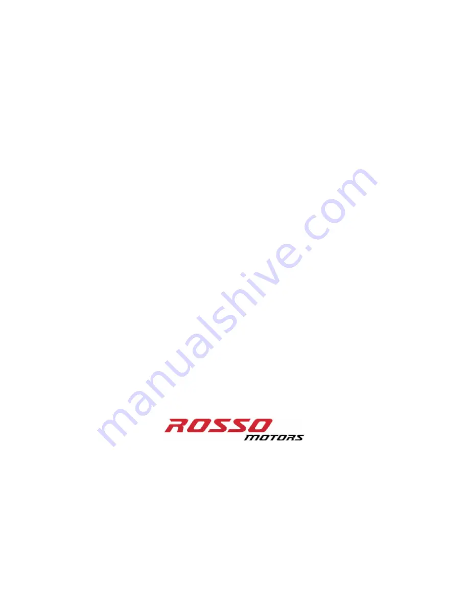 ROSSO MOTORS E-QUAD S Owner'S Manual Download Page 16