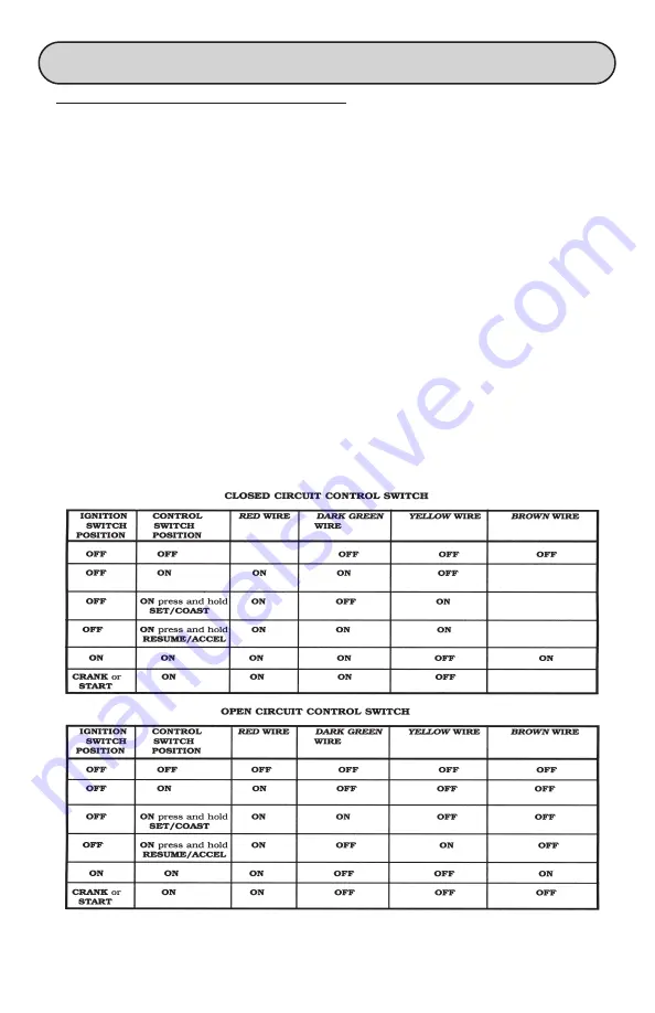 Rostra GlobalCruise Installation & Owner'S Manual Download Page 22