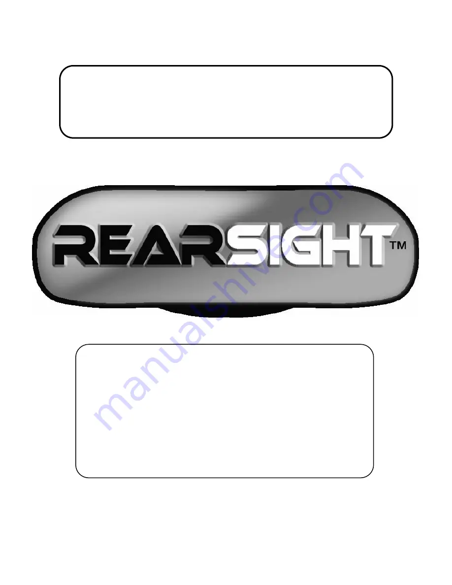 Rostra RearSight 250-8800-LPB Installation Instructions Download Page 1