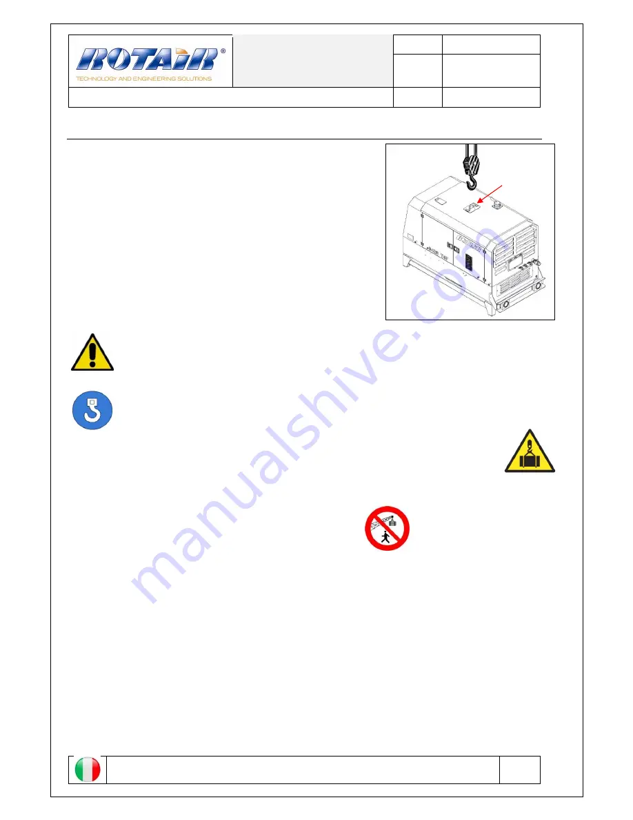 Rotair D425T4F Operating Maintenance Instructions & Part List Download Page 20