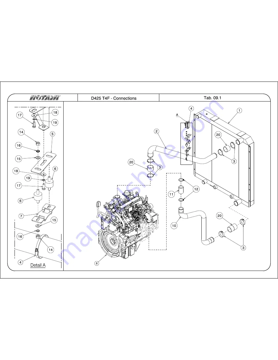 Rotair D425T4F Operating Maintenance Instructions & Part List Download Page 85