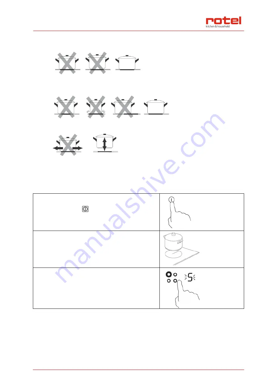 Rotel INDUCTIONHOB1140CH Скачать руководство пользователя страница 98