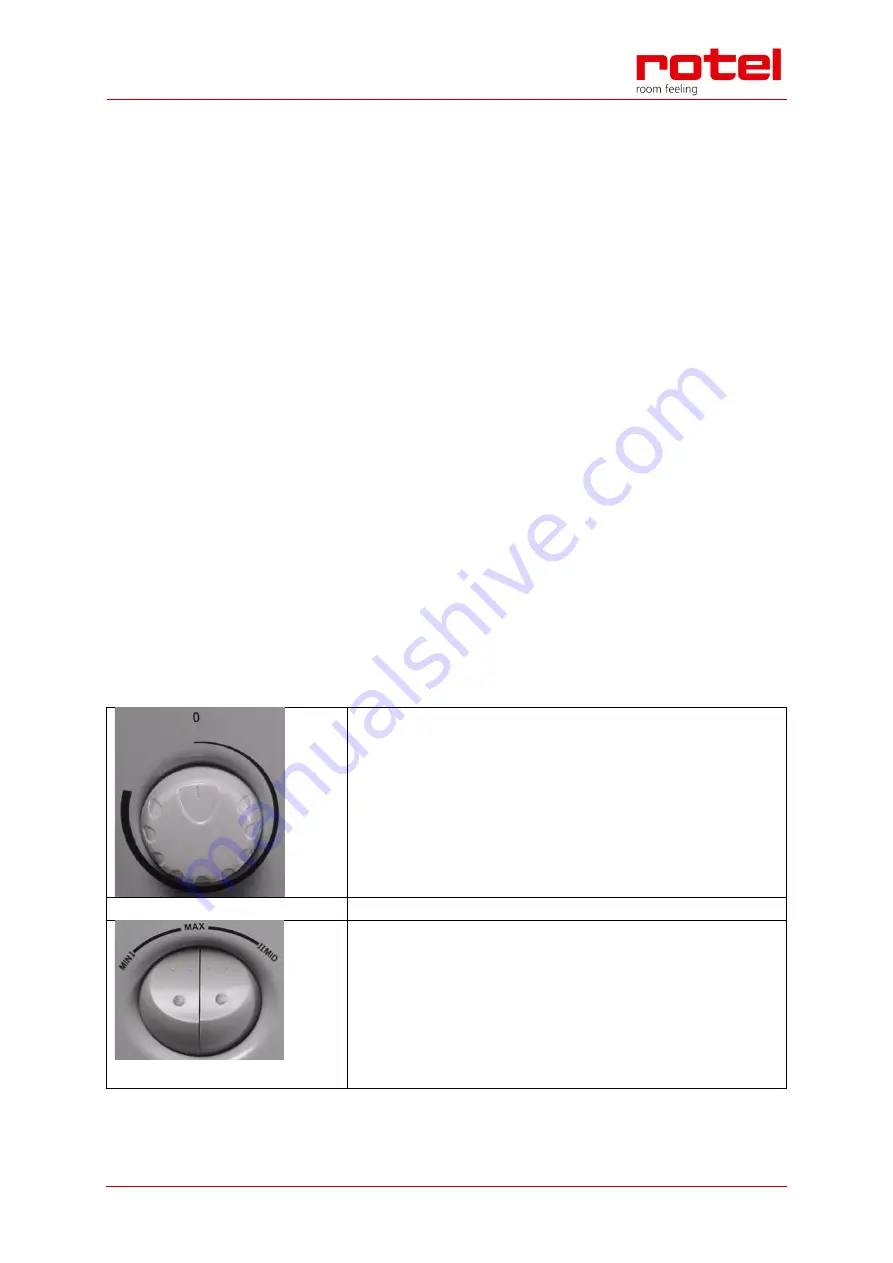 Rotel OILRADIATORHEATER7302CH Instructions For Use Manual Download Page 20