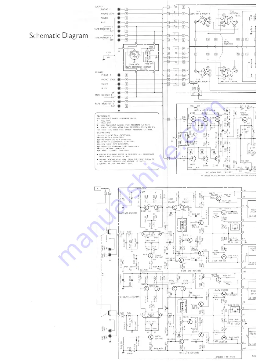 Rotel RA-2020 Technical Manual Download Page 8